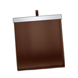 Maxbell Car Trash Can Hanging Vehicle Rubbish Container for Office Camping Auto Brown