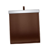 Maxbell Car Trash Can Hanging Vehicle Rubbish Container for Office Camping Auto Brown