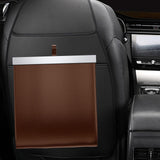 Maxbell Car Trash Can Hanging Vehicle Rubbish Container for Office Camping Auto Brown