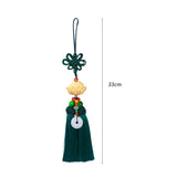 Maxbell Car Pendant Lotus Shape Lucky Car Dangling Ornament Rear View Mirror Pendant Green