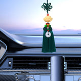 Maxbell Car Pendant Lotus Shape Lucky Car Dangling Ornament Rear View Mirror Pendant Green