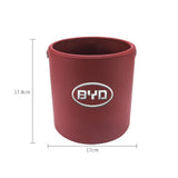Maxbell Car Garbage Can Front Seat Travel Essentials Car Storage Bucket for Byd red