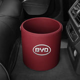 Maxbell Car Garbage Can Front Seat Travel Essentials Car Storage Bucket for Byd red