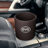 Maxbell Car Garbage Can Front Seat Travel Essentials Car Storage Bucket for Byd dark brown