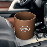 Maxbell Car Garbage Can Front Seat Travel Essentials Car Storage Bucket for Byd brown