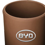 Maxbell Car Garbage Can Front Seat Travel Essentials Car Storage Bucket for Byd brown