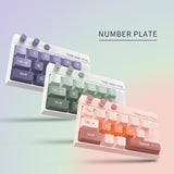 Maxbell Temporary Car Phone Number Keyboard Automobile Parking Phone Number Plate pink