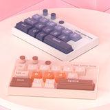 Maxbell Temporary Car Phone Number Keyboard Automobile Parking Phone Number Plate pink