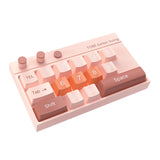 Maxbell Temporary Car Phone Number Keyboard Automobile Parking Phone Number Plate pink