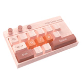 Maxbell Temporary Car Phone Number Keyboard Automobile Parking Phone Number Plate pink