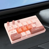 Maxbell Temporary Car Phone Number Keyboard Automobile Parking Phone Number Plate pink