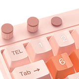 Maxbell Temporary Car Phone Number Keyboard Automobile Parking Phone Number Plate pink