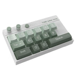 Maxbell Temporary Car Phone Number Keyboard Automobile Parking Phone Number Plate green