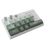 Maxbell Temporary Car Phone Number Keyboard Automobile Parking Phone Number Plate green