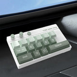 Maxbell Temporary Car Phone Number Keyboard Automobile Parking Phone Number Plate green