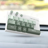 Maxbell Temporary Car Phone Number Keyboard Automobile Parking Phone Number Plate green
