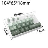 Maxbell Temporary Car Phone Number Keyboard Automobile Parking Phone Number Plate green