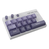 Maxbell Temporary Car Phone Number Keyboard Automobile Parking Phone Number Plate violet