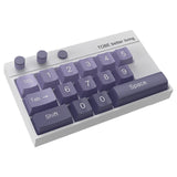 Maxbell Temporary Car Phone Number Keyboard Automobile Parking Phone Number Plate violet