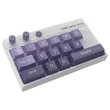 Maxbell Temporary Car Phone Number Keyboard Automobile Parking Phone Number Plate violet