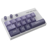 Maxbell Temporary Car Phone Number Keyboard Automobile Parking Phone Number Plate violet