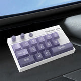 Maxbell Temporary Car Phone Number Keyboard Automobile Parking Phone Number Plate violet