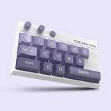 Maxbell Temporary Car Phone Number Keyboard Automobile Parking Phone Number Plate violet