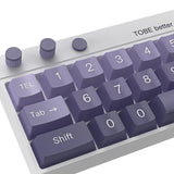 Maxbell Temporary Car Phone Number Keyboard Automobile Parking Phone Number Plate violet