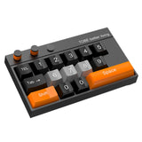 Maxbell Temporary Car Phone Number Keyboard Automobile Parking Phone Number Plate black orange