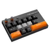 Maxbell Temporary Car Phone Number Keyboard Automobile Parking Phone Number Plate black orange