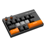 Maxbell Temporary Car Phone Number Keyboard Automobile Parking Phone Number Plate black orange