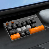 Maxbell Temporary Car Phone Number Keyboard Automobile Parking Phone Number Plate black orange