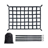 Maxbell Cargo Net for Pickup Truck Bed Compatible Simple Installation Mesh Organizer S