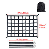 Maxbell Cargo Net for Pickup Truck Bed Compatible Simple Installation Mesh Organizer S