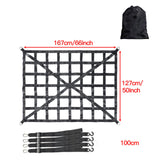 Maxbell Cargo Net for Pickup Truck Bed Compatible Simple Installation Mesh Organizer MX