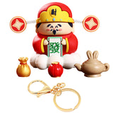 Maxbell Car Dashboard Decorations Ornaments Feng Shui Money Bag God of Wealth Statue