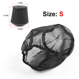 Maxbell Cold Air Intake Cover Durable Air Intake Filter Sock Cover for Off Roads 12x15cm