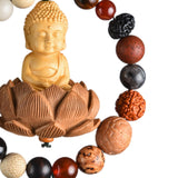 Maxbell Buddha Statue Car Rearview Mirror Pendant Gift Tassel Car Hanging Decoration green tassel