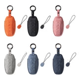 Maxbell Car Key Fob Cover Auto Accessory Key Case for Byd Seal Yuan Plus Atto 3 Orange