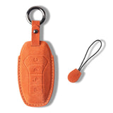 Maxbell Car Key Fob Cover Auto Accessory Key Case for Byd Seal Yuan Plus Atto 3 Orange