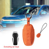 Maxbell Car Key Fob Cover Auto Accessory Key Case for Byd Seal Yuan Plus Atto 3 Orange