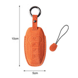 Maxbell Car Key Fob Cover Auto Accessory Key Case for Byd Seal Yuan Plus Atto 3 Orange