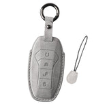 Maxbell Car Key Fob Cover Auto Accessory Key Case for Byd Seal Yuan Plus Atto 3 Gray