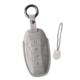 Maxbell Car Key Fob Cover Auto Accessory Key Case for Byd Seal Yuan Plus Atto 3 Gray