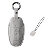 Maxbell Car Key Fob Cover Auto Accessory Key Case for Byd Seal Yuan Plus Atto 3 Gray