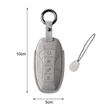 Maxbell Car Key Fob Cover Auto Accessory Key Case for Byd Seal Yuan Plus Atto 3 Gray