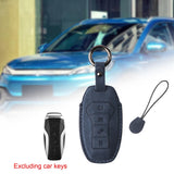 Maxbell Car Key Fob Cover Auto Accessory Key Case for Byd Seal Yuan Plus Atto 3 Navy Blue