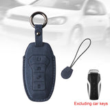 Maxbell Car Key Fob Cover Auto Accessory Key Case for Byd Seal Yuan Plus Atto 3 Navy Blue