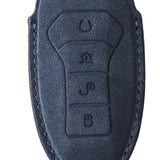 Maxbell Car Key Fob Cover Auto Accessory Key Case for Byd Seal Yuan Plus Atto 3 Navy Blue