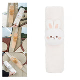 Maxbell Car Seat Belt Strap Cover Car Decor Versatile Adjustable Soft Belt Protector Rabbit